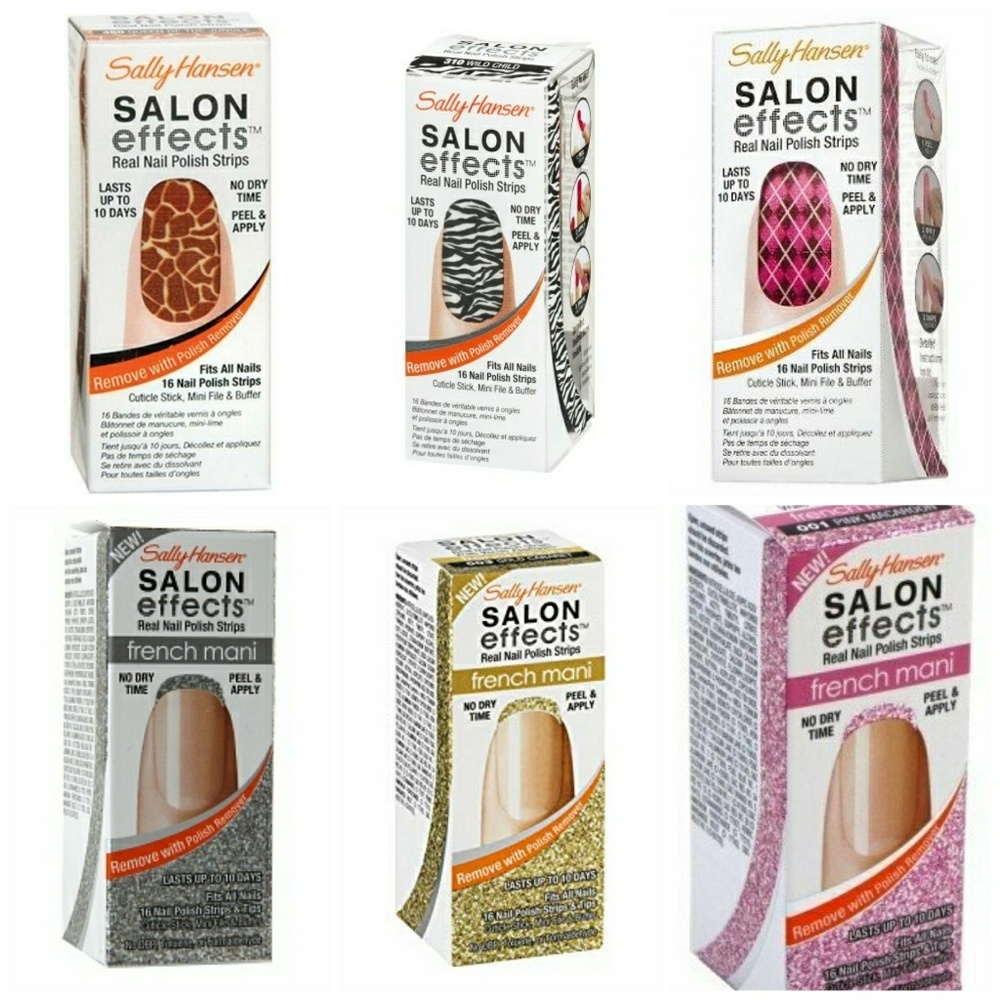 Sally Hansen Salon Effects Nail Polish Strips 6 Pk